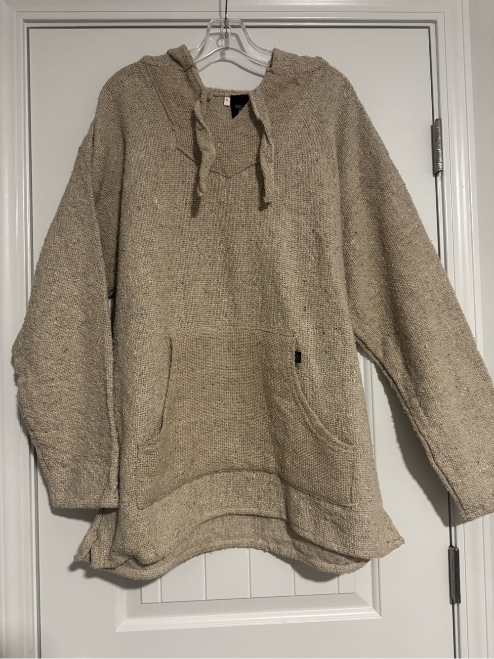 Baja Billy’s Cream Hooded Knit Sweater Pullover